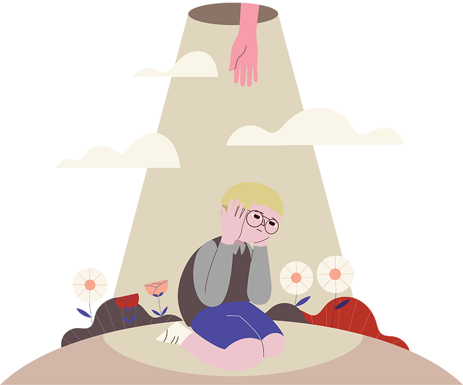 Illustration representing the invisible minority